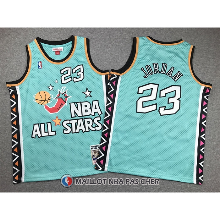 Maillot Enfant All Star 1996 Michael Jordan NO 23 Vert